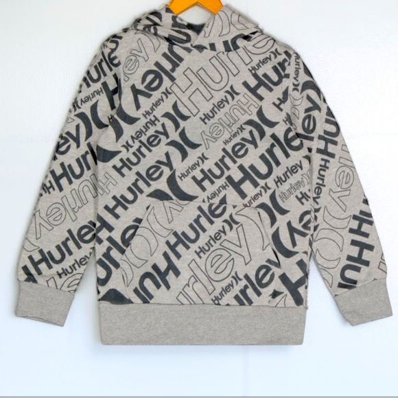Hurley Boys Gray Hoodie - Picture 4 of 5